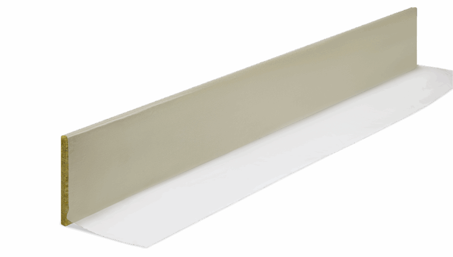 Folienlasche, Randdämmstreifen, Brandschutzklasse A1, Steinwolle